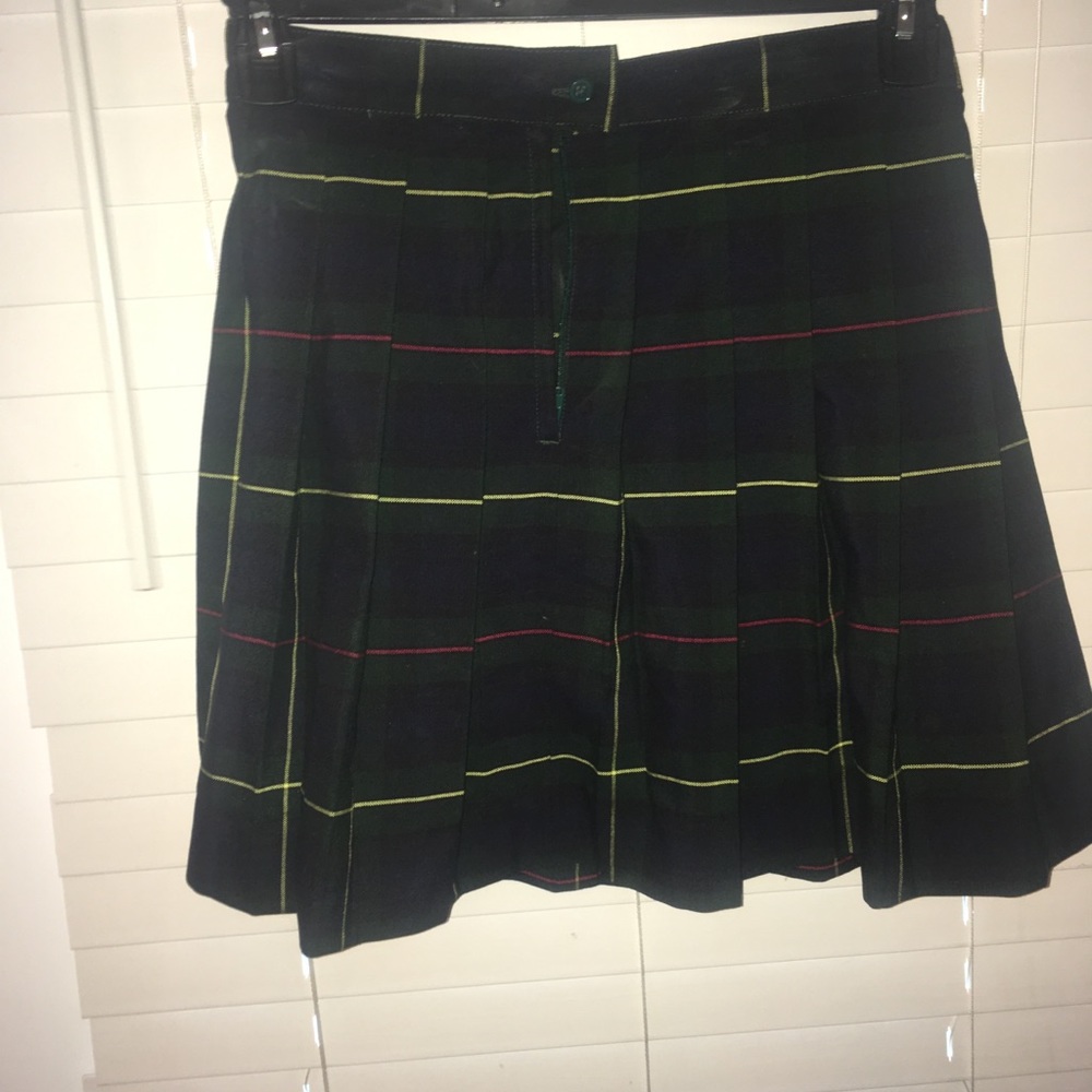 Pleated uniform skirt from Frenchtoast.com